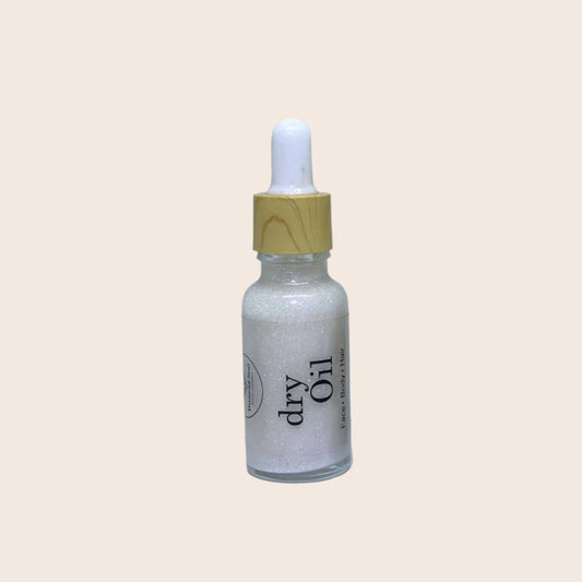 Dry oil pink rose