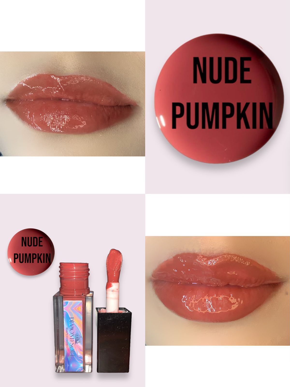 Highlighter + lip gloss